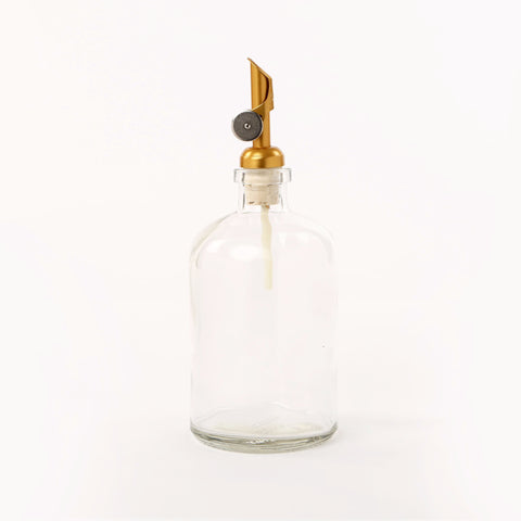 Gold Tip Spout Apothecary Dispenser