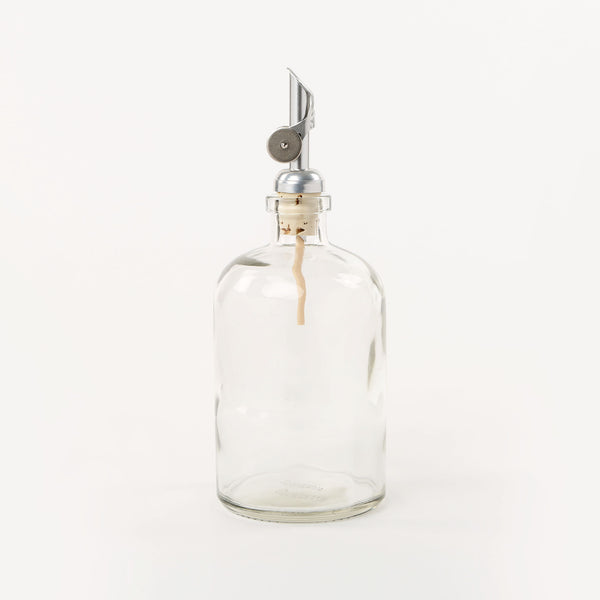 Silver Tip Spout Apothecary Dispenser