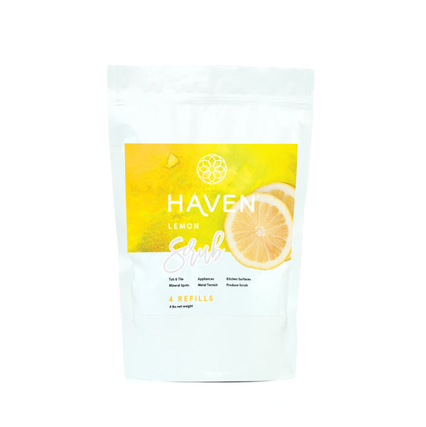 Scrub Scour Powder 4X Refill - Fresh Lemon