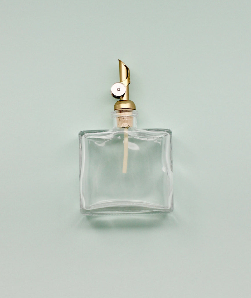 Boxy Gold Tip Spout Dispenser