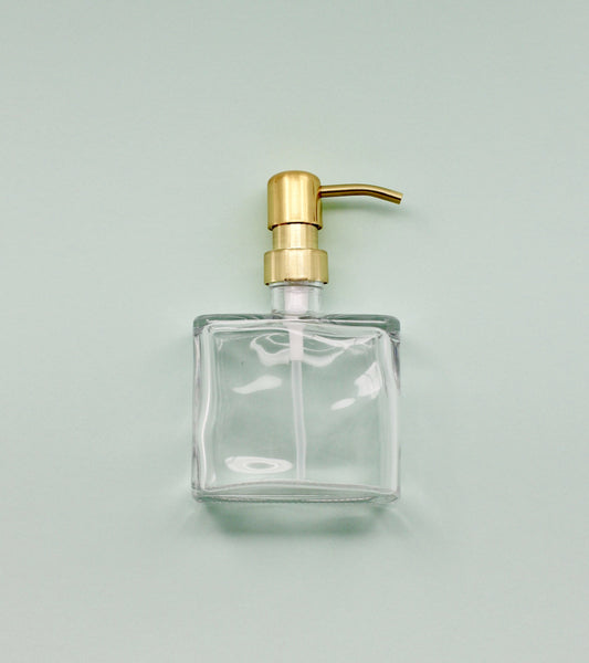 Boxy Matte Gold Soap Dispenser