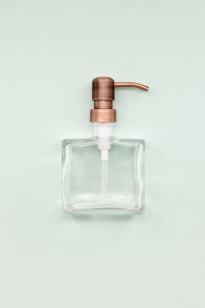 Boxy Matte Copper Soap Dispenser