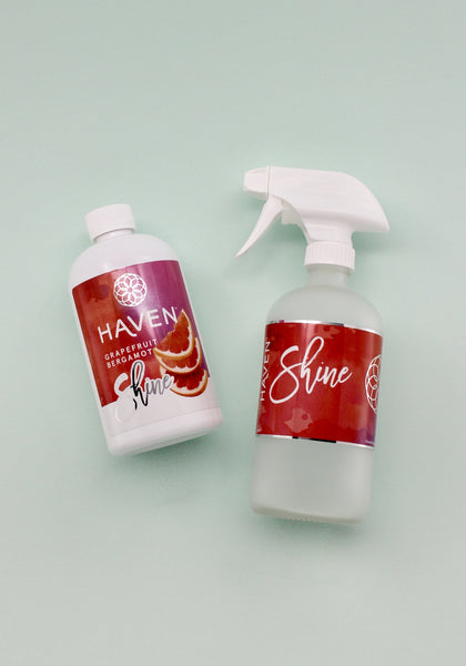 Shine Grapefruit Glass Cleaner 3X Refill Set